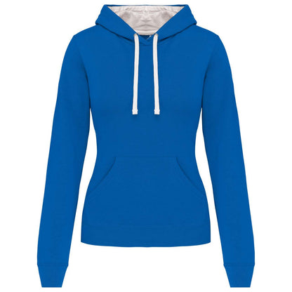 KA465 - LADIES’ CONTRAST HOODED SWEATSHIRT – Mărimi 2XL, XS, S, M, L