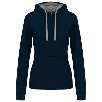 KA465 - LADIES’ CONTRAST HOODED SWEATSHIRT – Mărimi XL