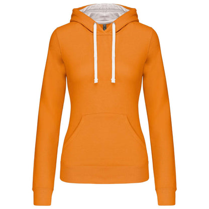 KA465 - LADIES’ CONTRAST HOODED SWEATSHIRT – Mărimi 2XL, XS, S, M, L