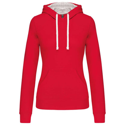 KA465 - LADIES’ CONTRAST HOODED SWEATSHIRT – Mărimi 2XL, XS, S, M, L