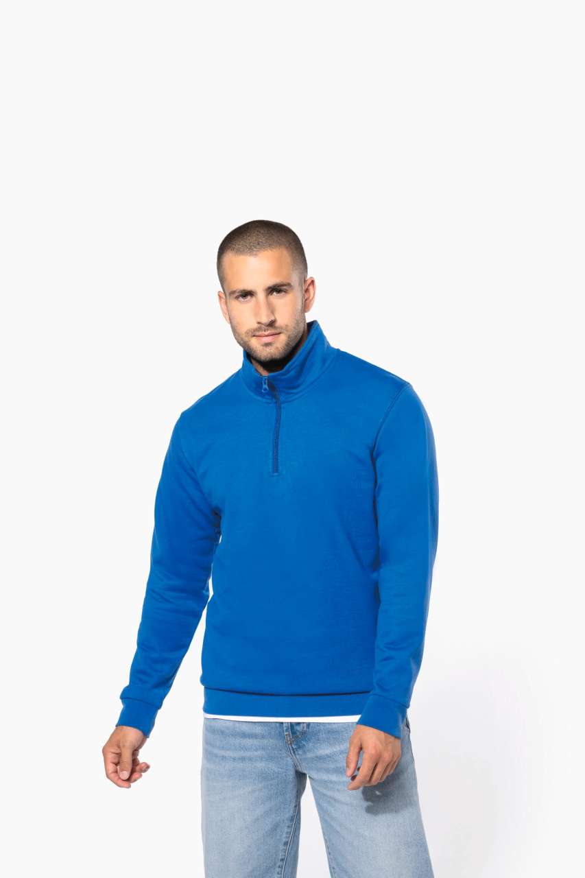 KA478 - ZIP NECK SWEATSHIRT
