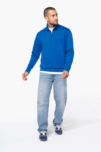 KA478 - ZIP NECK SWEATSHIRT