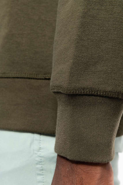 KA480 - MEN'S ORGANIC COTTON CREW NECK RAGLAN SLEEVE SWEATSHIRT