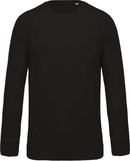 KA480 - MEN'S ORGANIC COTTON CREW NECK RAGLAN SLEEVE SWEATSHIRT