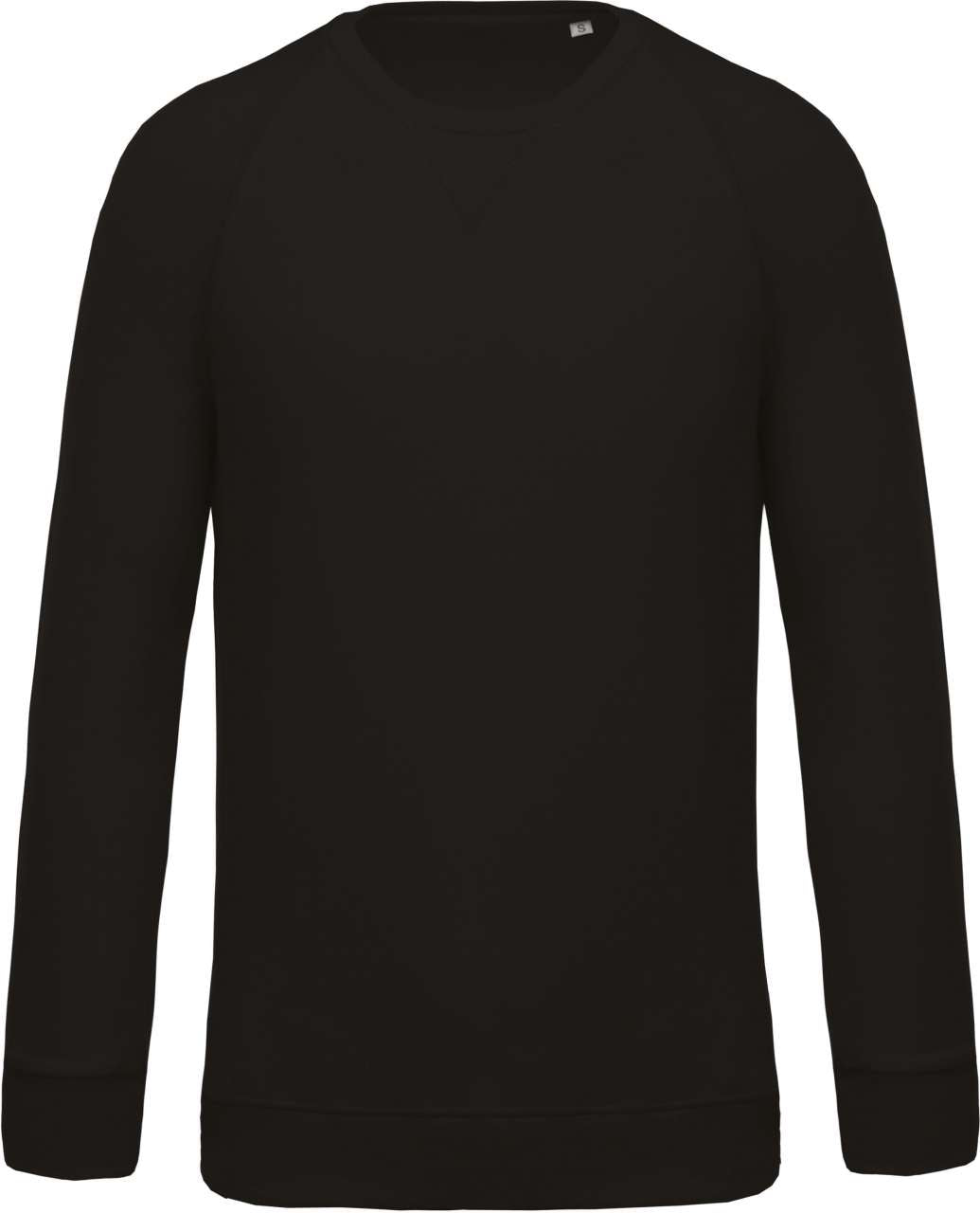 KA480 - MEN'S ORGANIC COTTON CREW NECK RAGLAN SLEEVE SWEATSHIRT