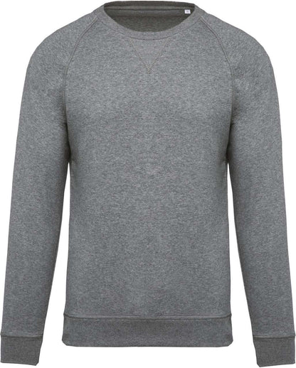KA480 - MEN'S ORGANIC COTTON CREW NECK RAGLAN SLEEVE SWEATSHIRT