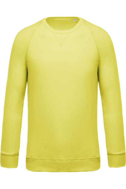 KA480 - MEN'S ORGANIC COTTON CREW NECK RAGLAN SLEEVE SWEATSHIRT