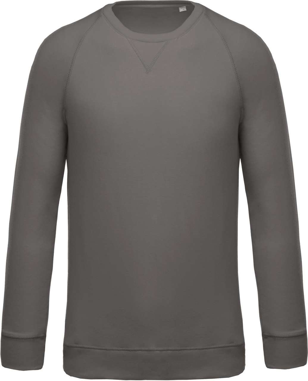 KA480 - MEN'S ORGANIC COTTON CREW NECK RAGLAN SLEEVE SWEATSHIRT