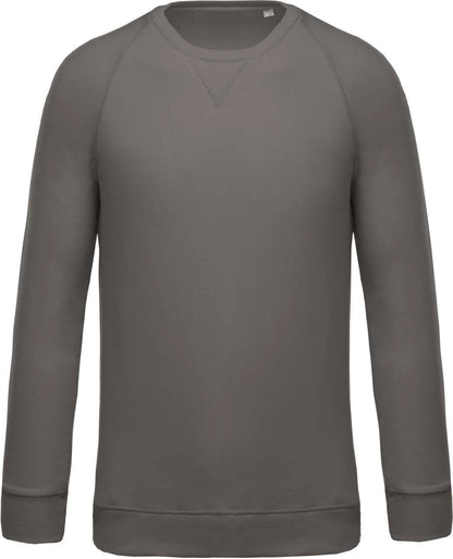 KA480 - MEN'S ORGANIC COTTON CREW NECK RAGLAN SLEEVE SWEATSHIRT