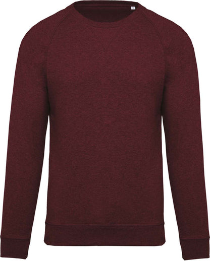 KA480 - MEN'S ORGANIC COTTON CREW NECK RAGLAN SLEEVE SWEATSHIRT