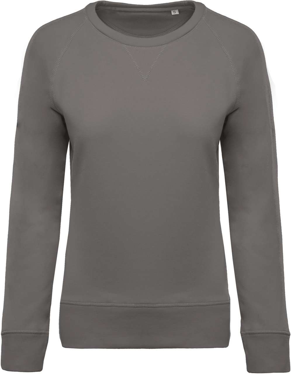 KA481 - LADIES’ ORGANIC COTTON CREW NECK RAGLAN SLEEVE SWEATSHIRT