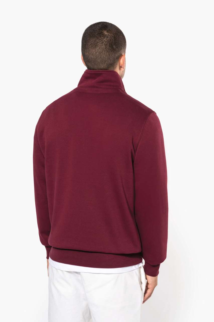 KA487 - ZIPPED NECK SWEATSHIRT