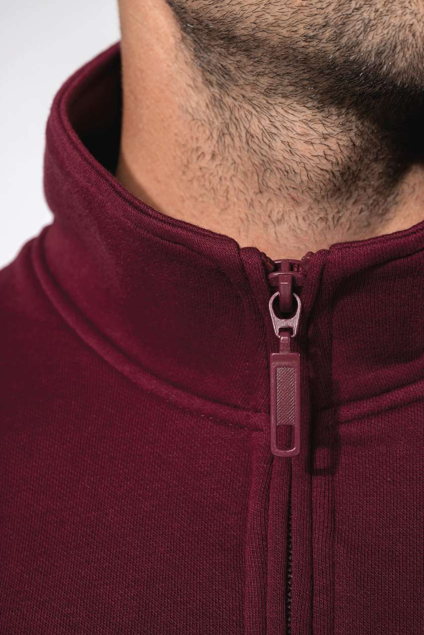 KA487 - ZIPPED NECK SWEATSHIRT