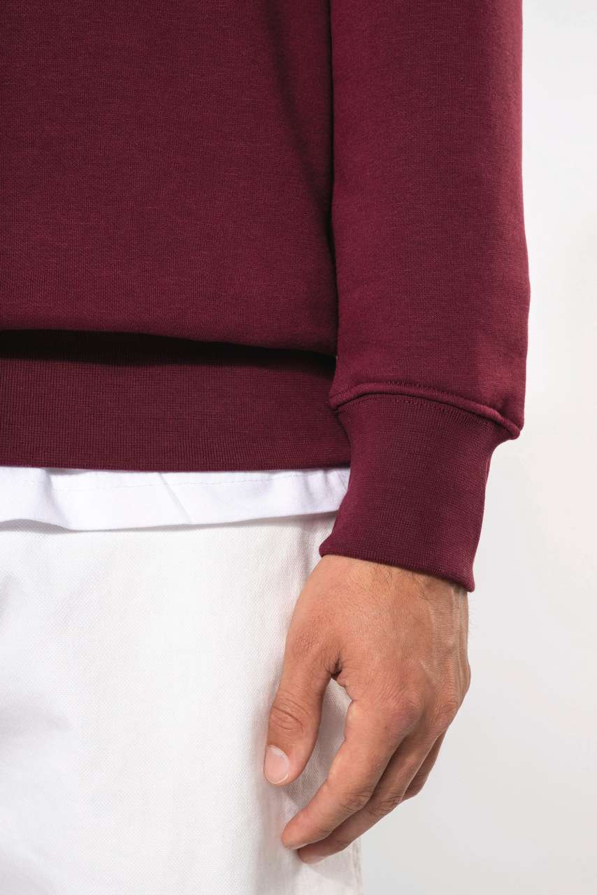 KA487 - ZIPPED NECK SWEATSHIRT