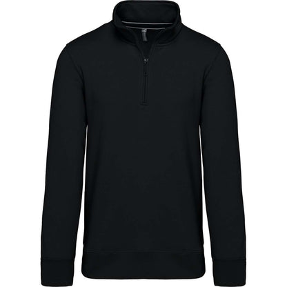 KA487 - ZIPPED NECK SWEATSHIRT