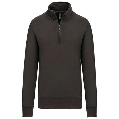 KA487 - ZIPPED NECK SWEATSHIRT