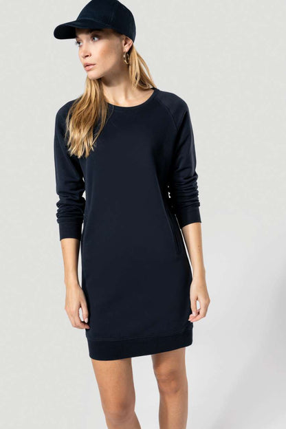 KA493 - ORGANIC FLEECE LOUNGE DRESS