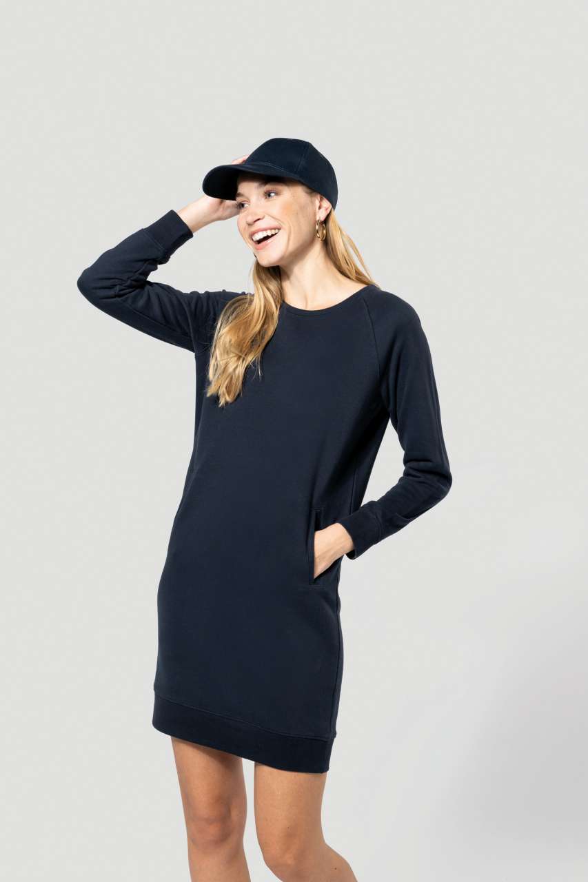 KA493 - ORGANIC FLEECE LOUNGE DRESS