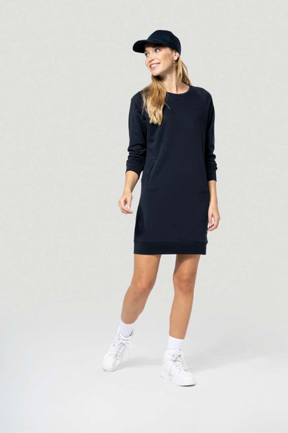 KA493 - ORGANIC FLEECE LOUNGE DRESS