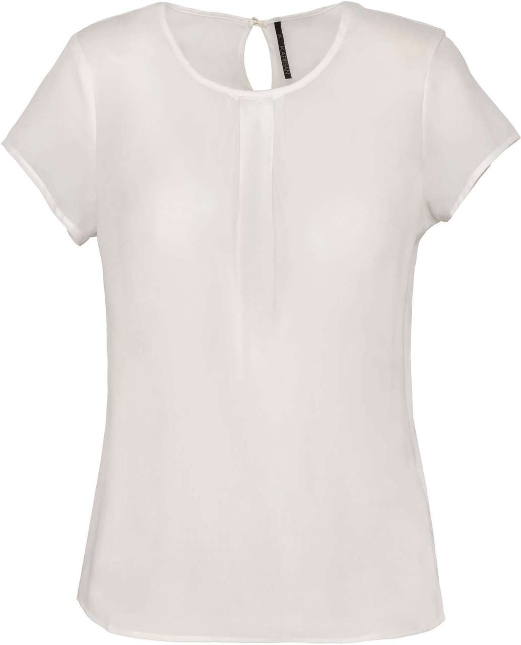 KA5002 - LADIES' SHORT-SLEEVED CREPE BLOUSE