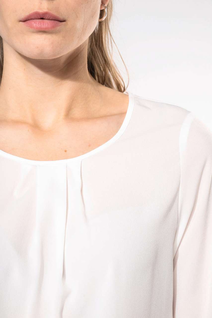 KA5003 - LADIES' LONG-SLEEVED CREPE BLOUSE