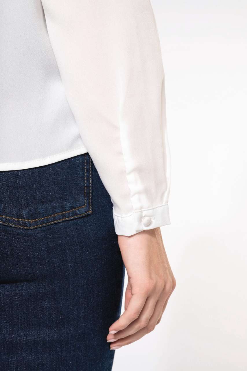 KA5003 - LADIES' LONG-SLEEVED CREPE BLOUSE