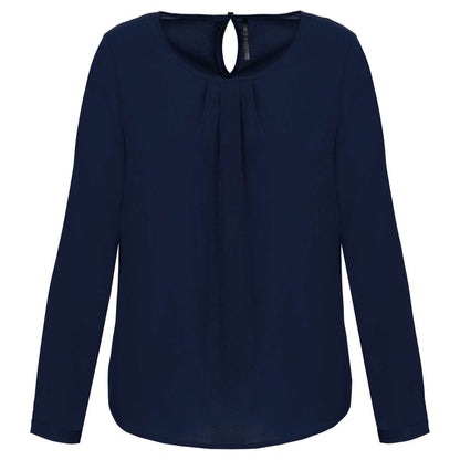 KA5003 - LADIES' LONG-SLEEVED CREPE BLOUSE