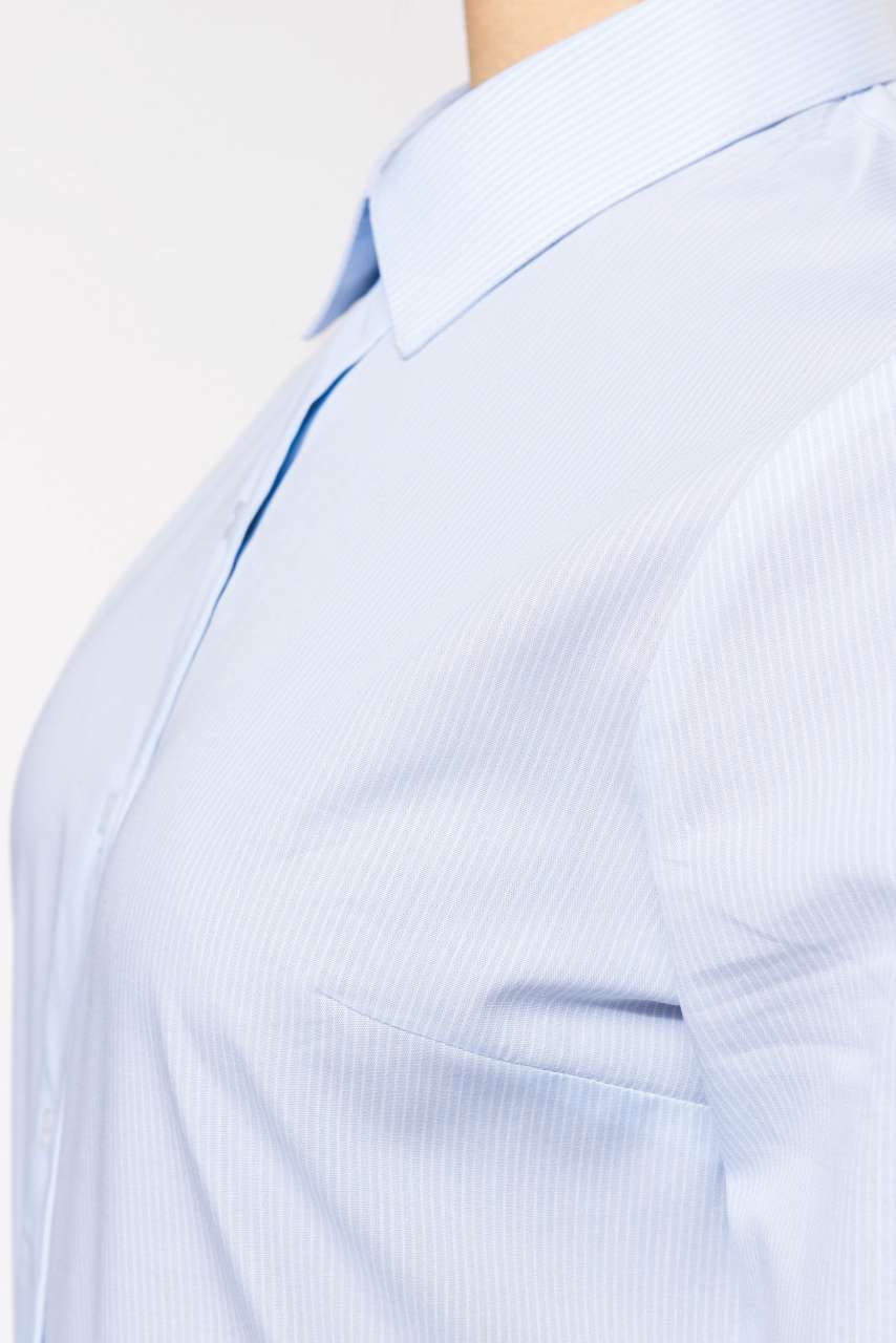 KA510 - LADIES’ LONG-SLEEVED COTTON POPLIN SHIRT