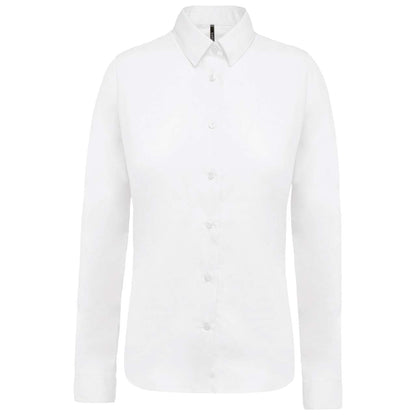 KA510 - LADIES’ LONG-SLEEVED COTTON POPLIN SHIRT