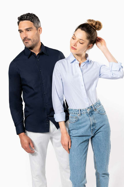 KA513 - MEN’S LONG-SLEEVED COTTON POPLIN SHIRT
