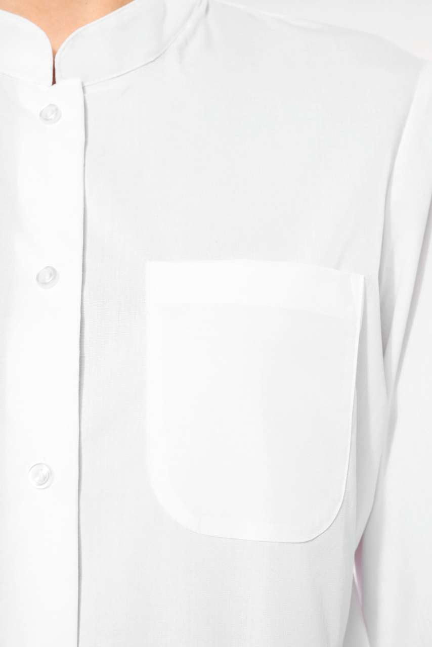 KA514 - LADIES' LONG-SLEEVED MANDARIN COLLAR SHIRT