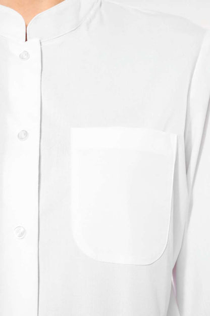 KA514 - LADIES' LONG-SLEEVED MANDARIN COLLAR SHIRT