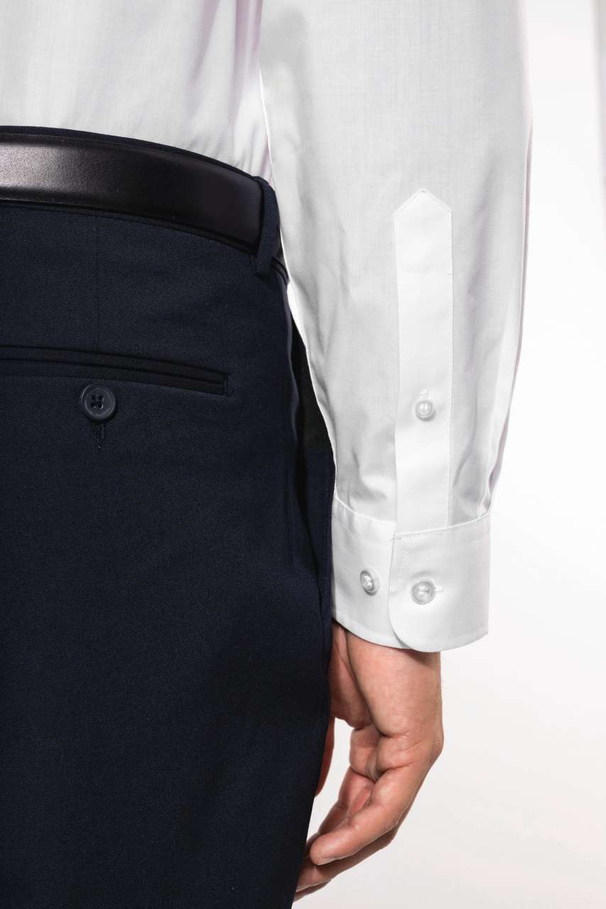 KA515 - MEN'S LONG-SLEEVED MANDARIN COLLAR SHIRT