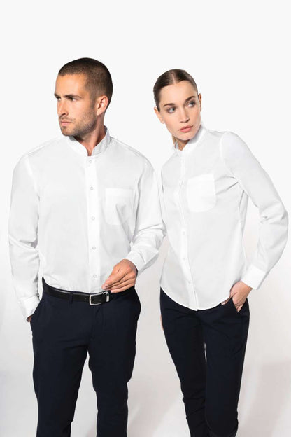 KA515 - MEN'S LONG-SLEEVED MANDARIN COLLAR SHIRT