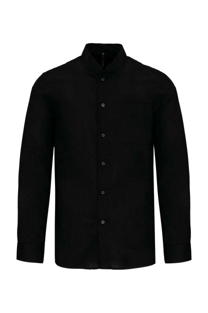 KA515 - MEN'S LONG-SLEEVED MANDARIN COLLAR SHIRT
