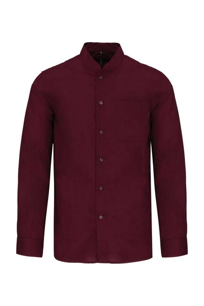 KA515 - MEN'S LONG-SLEEVED MANDARIN COLLAR SHIRT