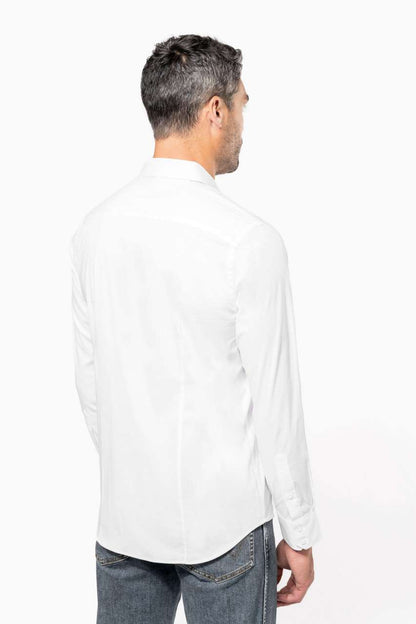 KA529 - LONG-SLEEVED COTTON/ELASTANE SHIRT