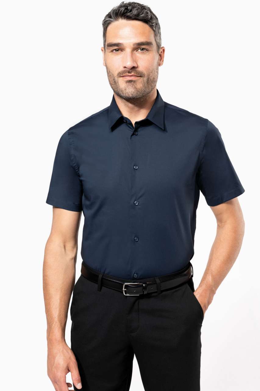 KA531 - SHORT-SLEEVED COTTON/ELASTANE SHIRT