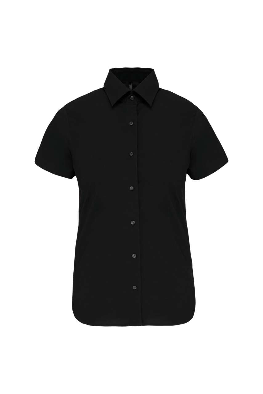 KA532 - LADIES' SHORT-SLEEVED COTTON/ELASTANE SHIRT