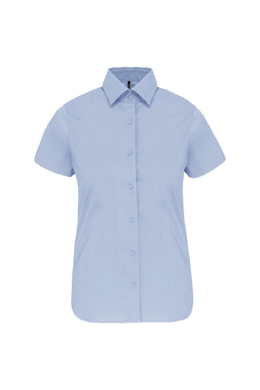 KA532 - LADIES' SHORT-SLEEVED COTTON/ELASTANE SHIRT