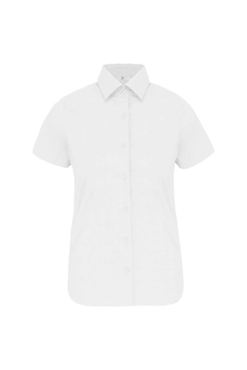 KA532 - LADIES' SHORT-SLEEVED COTTON/ELASTANE SHIRT