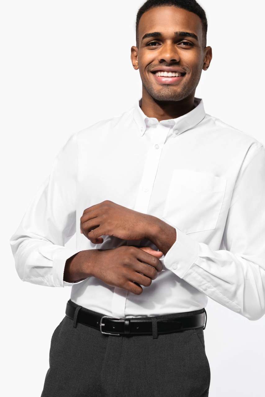 KA533 - MEN'S LONG-SLEEVED OXFORD SHIRT