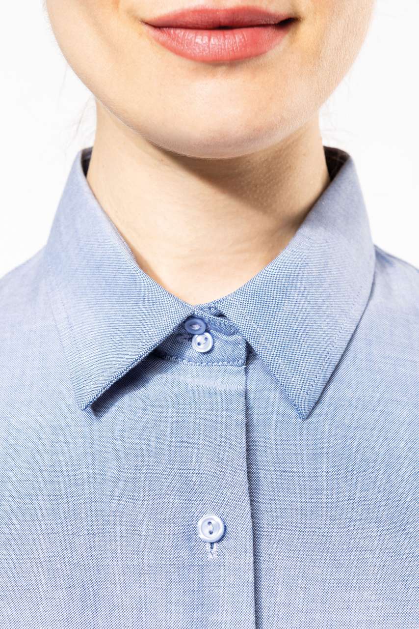 KA534 - LADIES' LONG-SLEEVED OXFORD SHIRT