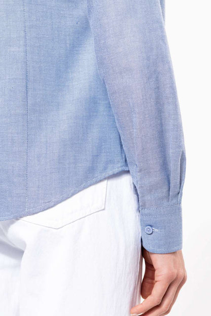 KA534 - LADIES' LONG-SLEEVED OXFORD SHIRT