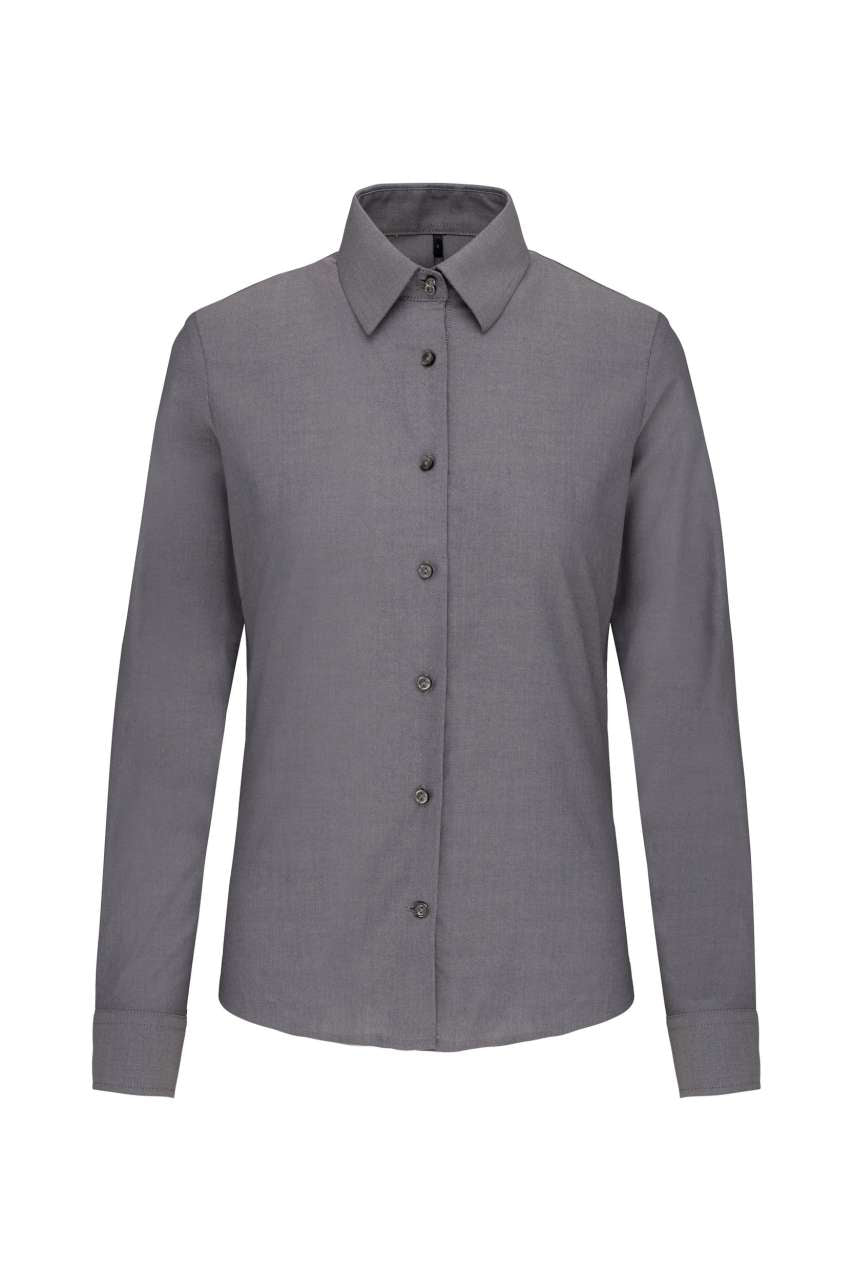 KA534 - LADIES' LONG-SLEEVED OXFORD SHIRT