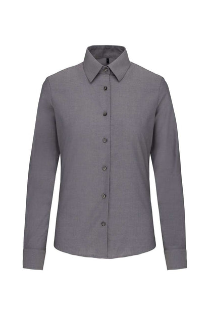 KA534 - LADIES' LONG-SLEEVED OXFORD SHIRT