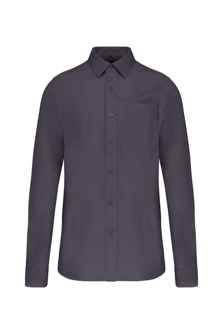 KA541 - MEN'S LONG-SLEEVED COTTON POPLIN SHIRT