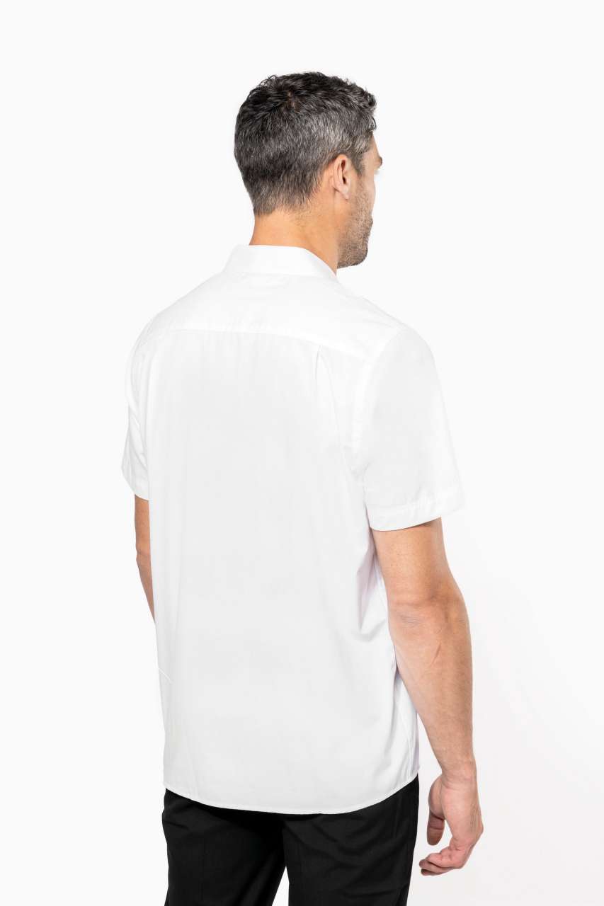 KA543 - MEN'S SHORT-SLEEVED COTTON POPLIN SHIRT