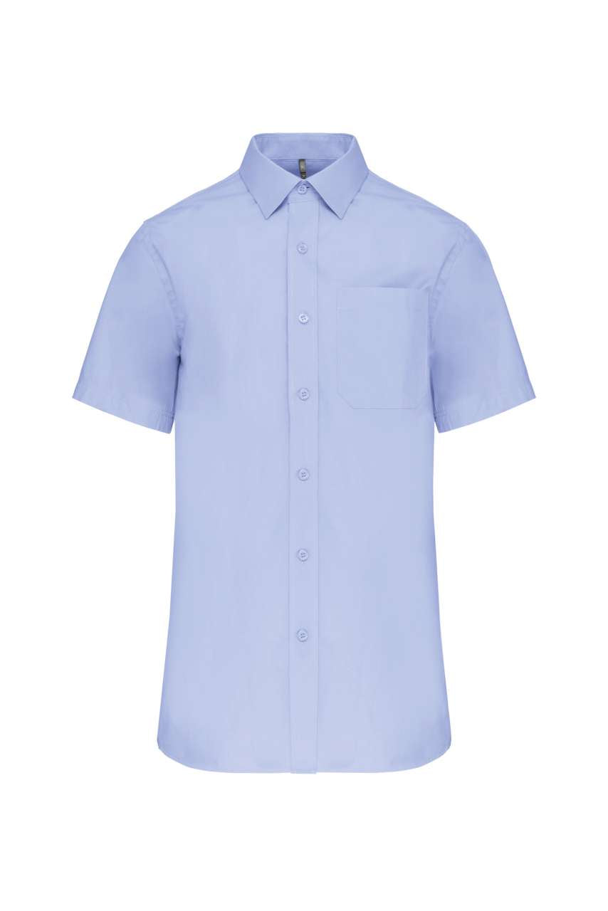 KA543 - MEN'S SHORT-SLEEVED COTTON POPLIN SHIRT