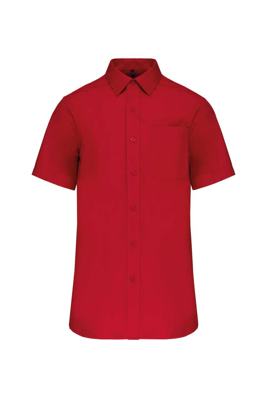 KA543 - MEN'S SHORT-SLEEVED COTTON POPLIN SHIRT